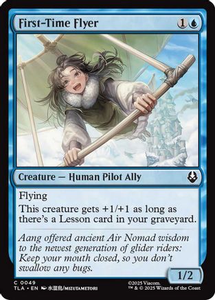 First-Time Flyer (TLA-049)  Foil - Avatar: The Last Airbender