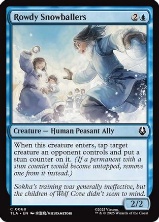 Rowdy Snowballers (TLA-068)  - Avatar: The Last Airbender
