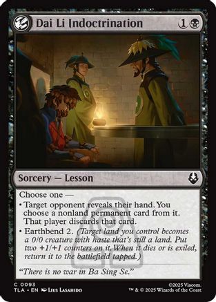 Dai Li Indoctrination (TLA-093)  Foil - Avatar: The Last Airbender