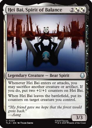 Hei Bai, Spirit of Balance (TLA-225)  Foil - Avatar: The Last Airbender