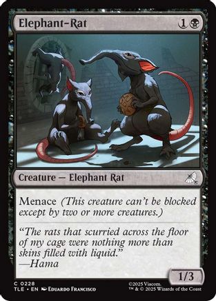 Elephant-Rat (TLE-228) - Avatar: The Last Airbender: Eternal-Legal Foil