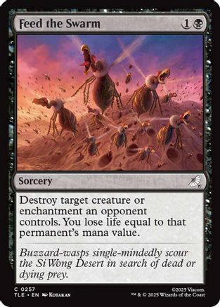 Feed the Swarm (TLE-257)  Foil - Avatar: The Last Airbender: Eternal-Legal