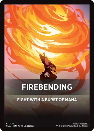 Firebending Theme Card (0007) (TLA-007)  - Avatar: The Last Airbender