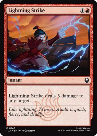 Lightning Strike (TLA-146)  Foil - Avatar: The Last Airbender