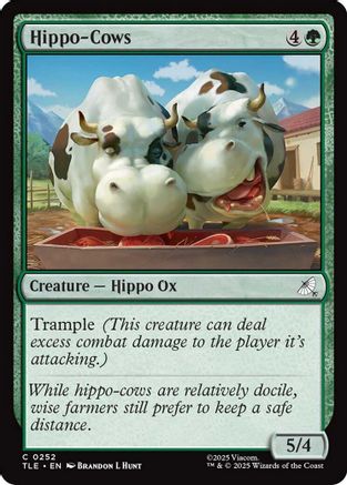 Hippo-Cows (TLE-252)  Foil - Avatar: The Last Airbender: Eternal-Legal