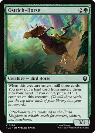 Ostrich-Horse (TLA-188)  Foil - Avatar: The Last Airbender