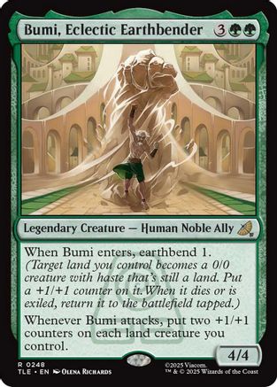 Bumi, Eclectic Earthbender (TLE-248)  Foil - Avatar: The Last Airbender: Eternal-Legal