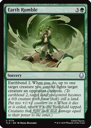 Earth Rumble (TLA-174)  Foil - Avatar: The Last Airbender