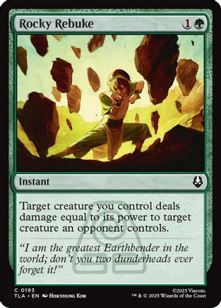 Rocky Rebuke (TLA-193)  Foil - Avatar: The Last Airbender