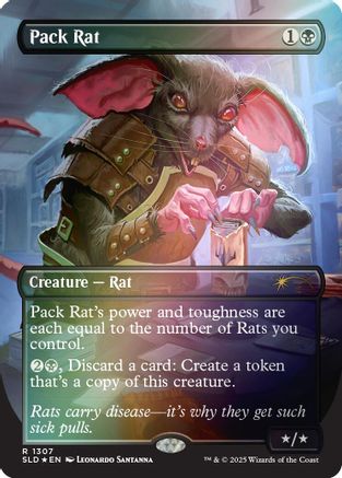 Pack Rat (1307) (SLD-1307) - Secret Lair Drop Series Foil