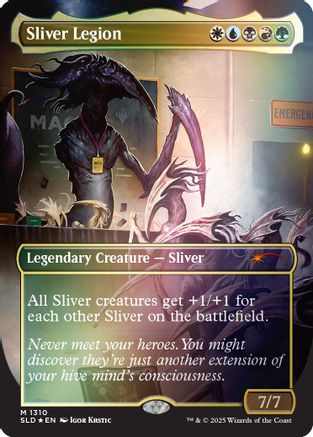 Sliver Legion (1310) (Rainbow Foil) (SLD-1310)  Foil - Secret Lair Drop Series