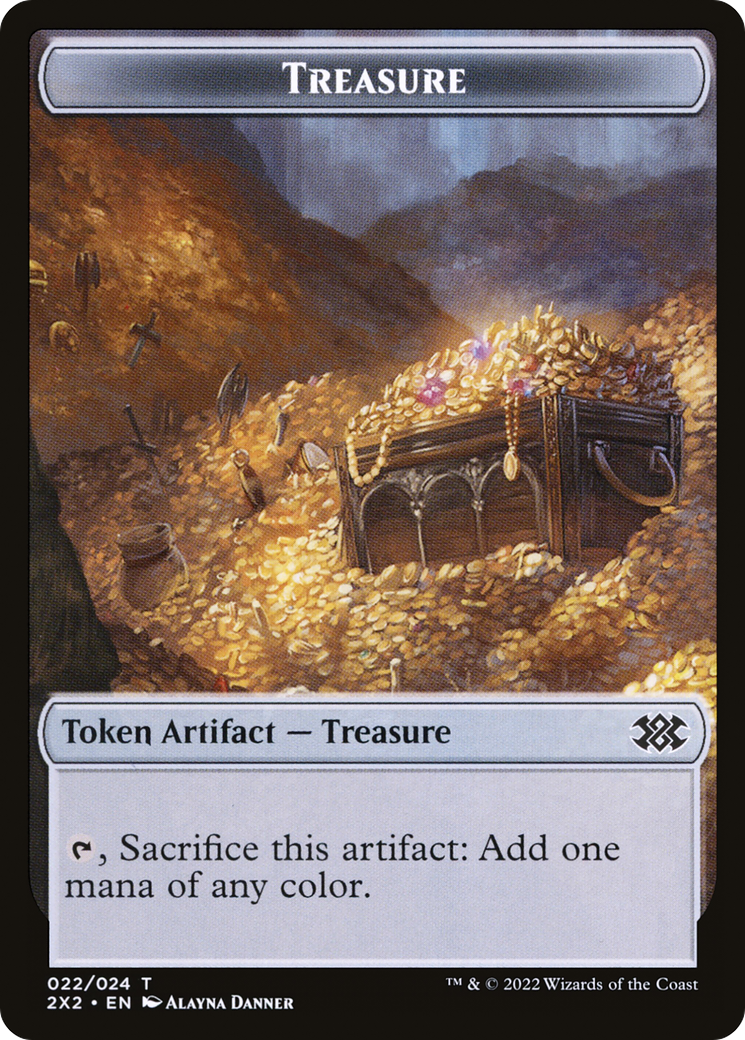 Treasure (T2X2-022)  - Double Masters 2022 Tokens