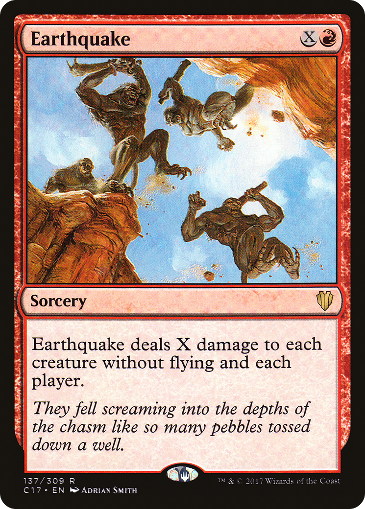 Earthquake (C17-137)  - Commander 2017