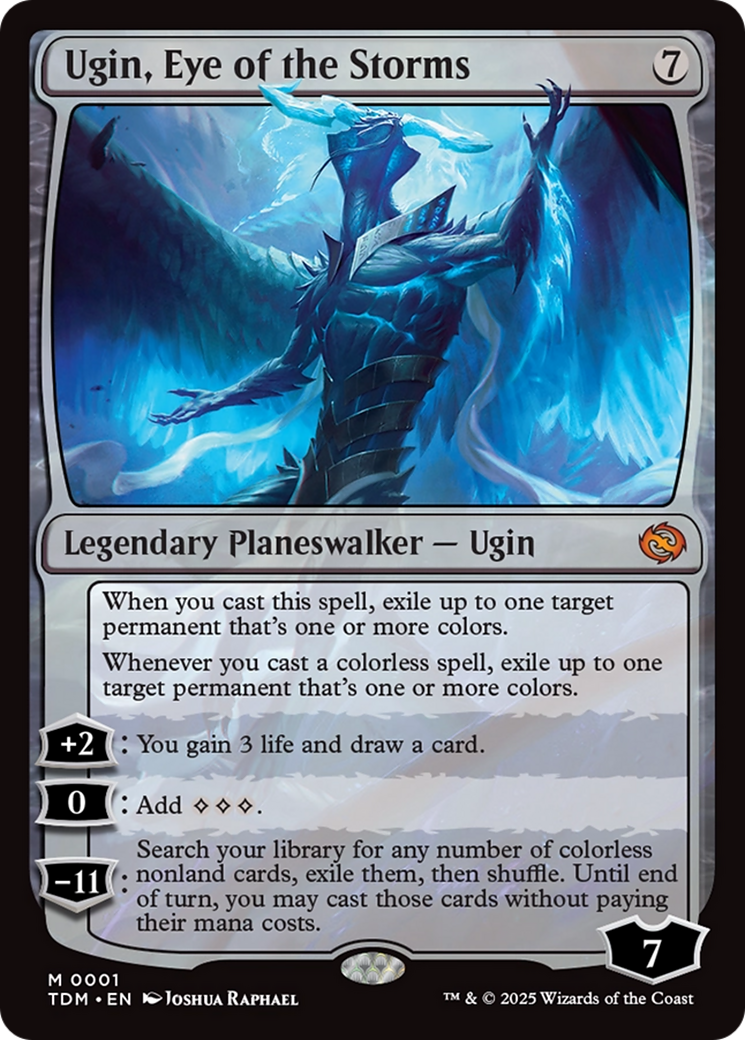 Ugin, Eye of the Storms (TDM-001)  Foil - Tarkir: Dragonstorm