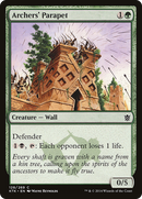 Archers' Parapet (KTK-128)  Foil - Khans of Tarkir