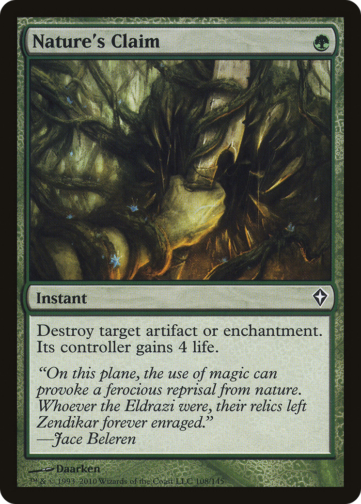 Nature's Claim (WWK-108)  Foil - Worldwake