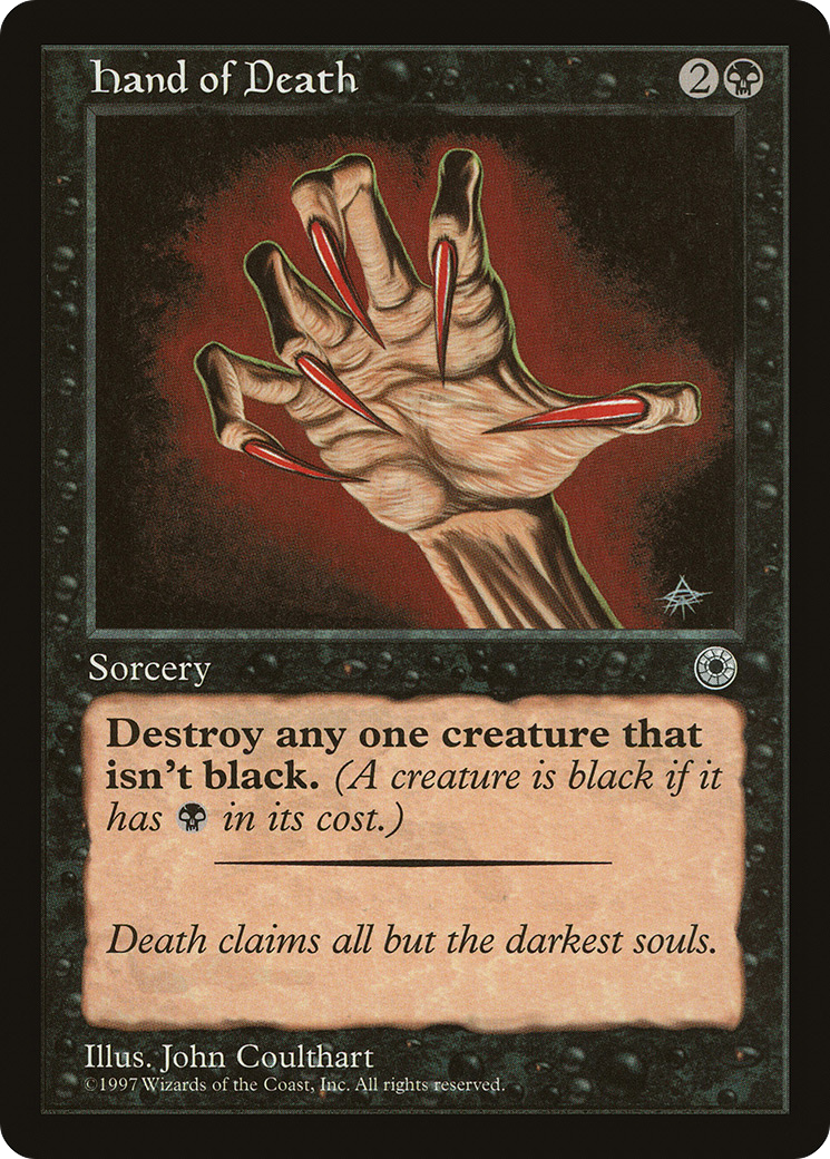 Hand of Death (Reminder Text) (POR-)  - Portal