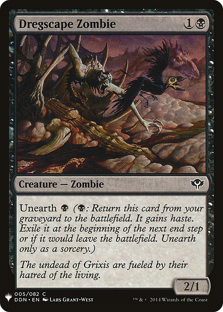 Dregscape Zombie (LIST-DDN-5)  - The List