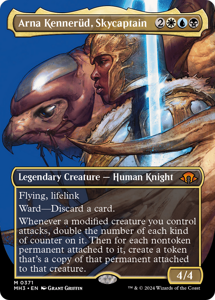 Arna Kennerud, Skycaptain (Borderless) (MH3-371)  Foil - Modern Horizons 3