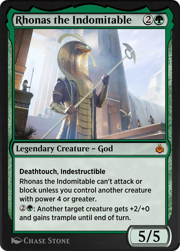 Rhonas the Indomitable (AKR-213)  - Amonkhet Remastered