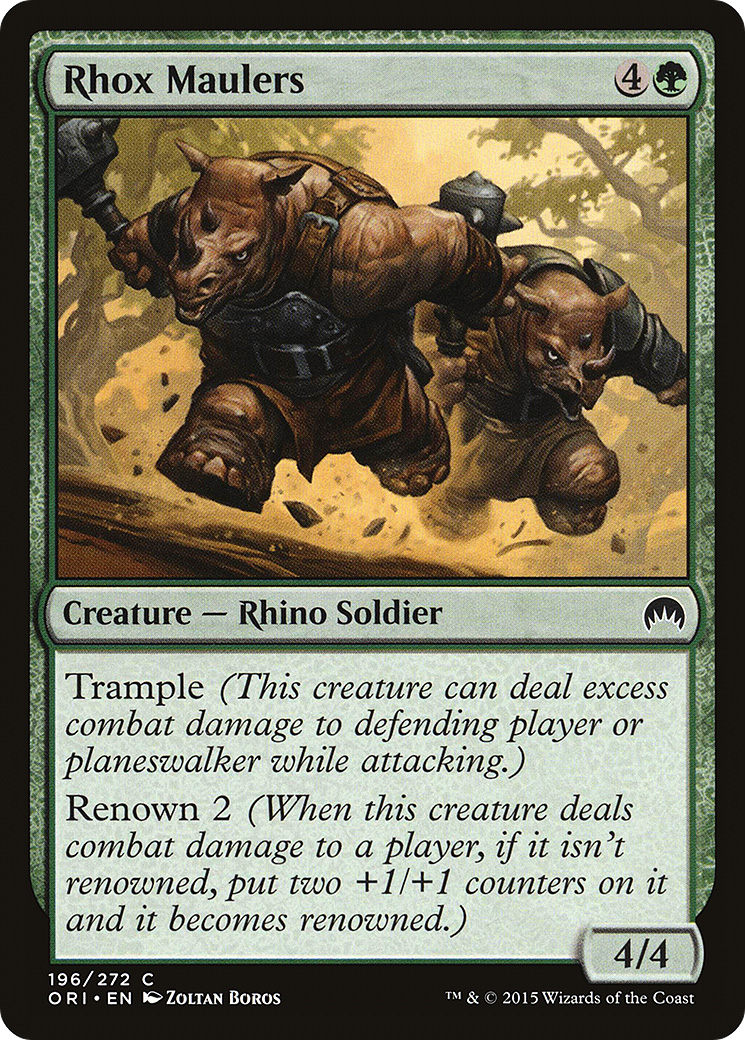 Rhox Maulers (ORI-196)  - Magic Origins