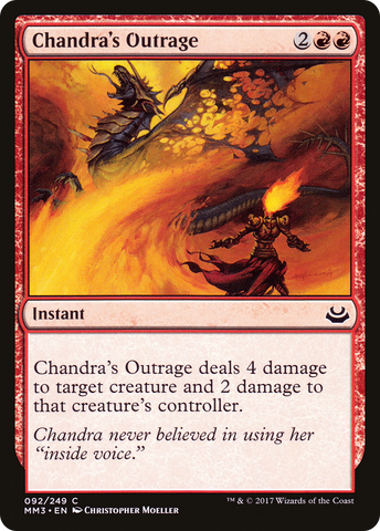 Chandra's Outrage (MM3-092)  - Modern Masters 2017