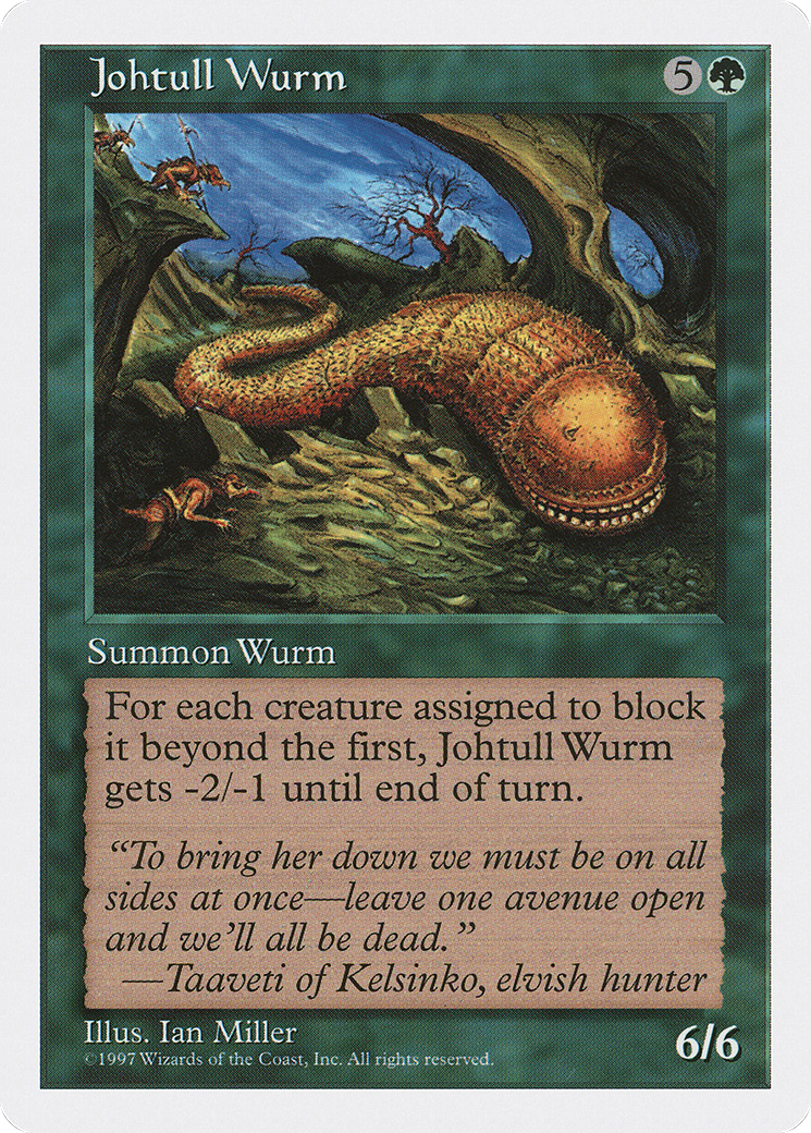 Johtull Wurm (5ED-)  - Fifth Edition