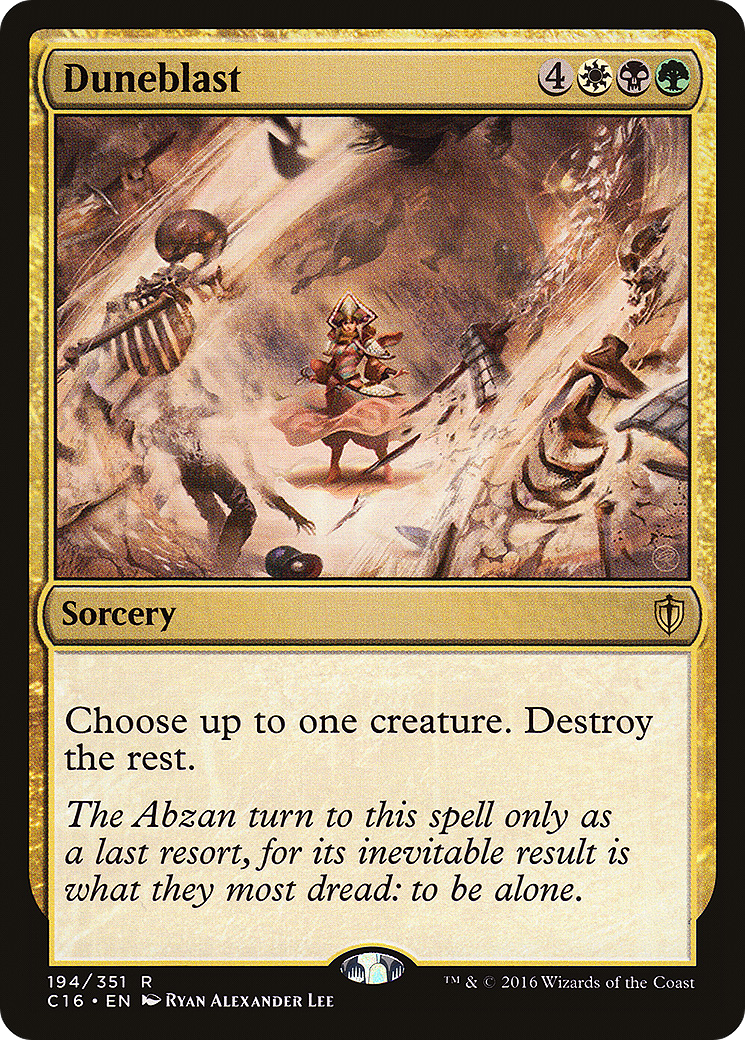 Duneblast (C16-194)  - Commander 2016