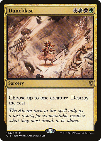 Duneblast (C16-194)  - Commander 2016
