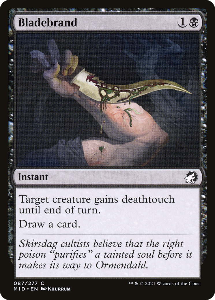 Bladebrand (MID-087)  Foil - Innistrad: Midnight Hunt