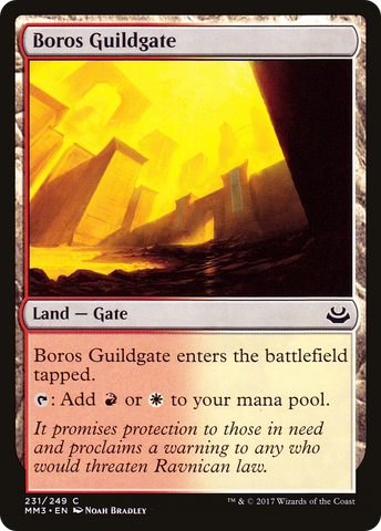 Boros Guildgate (MM3-231)  - Modern Masters 2017