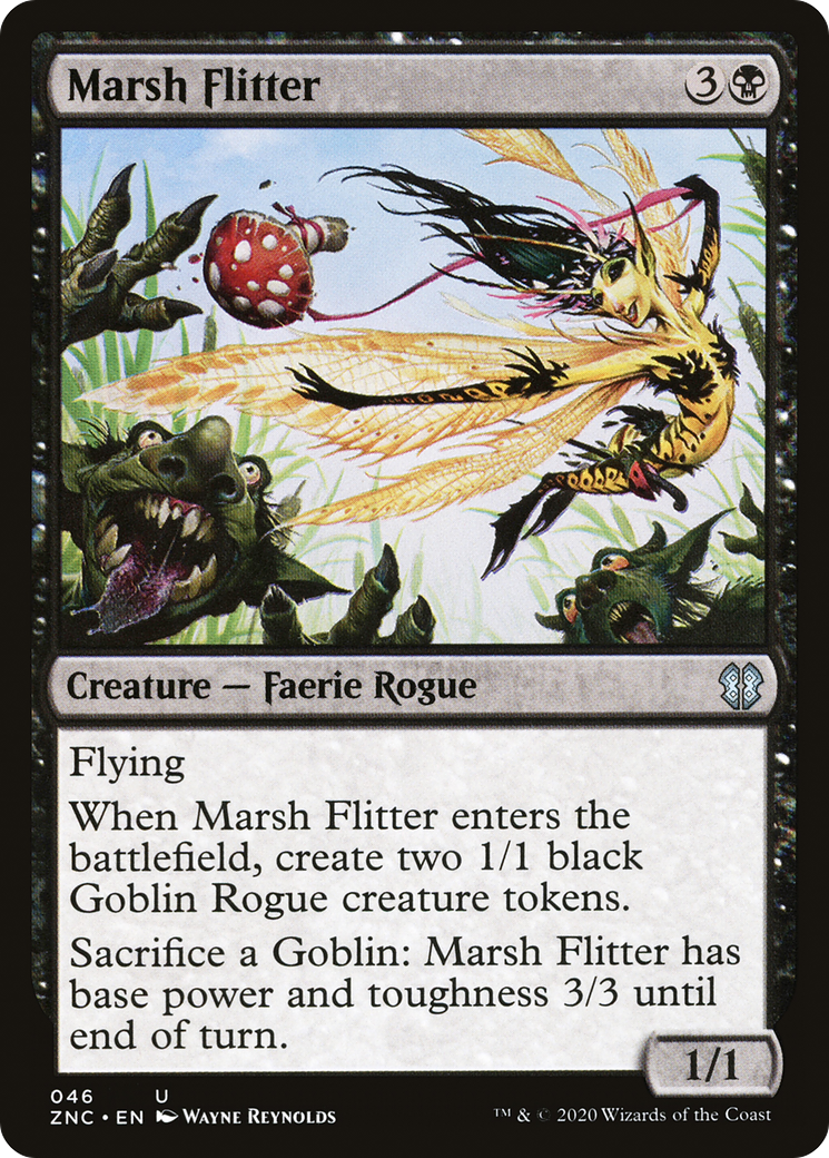 Marsh Flitter (ZNC-046)  - Zendikar Rising Commander