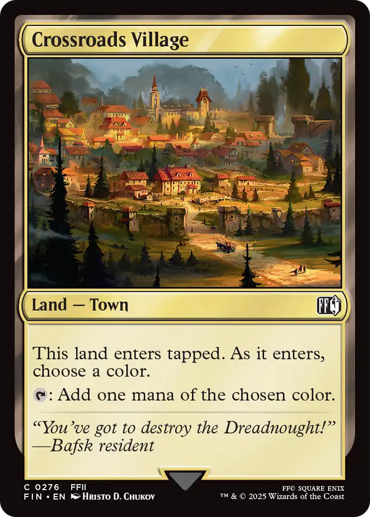 Crossroads Village (FIN-276)  - FINAL FANTASY