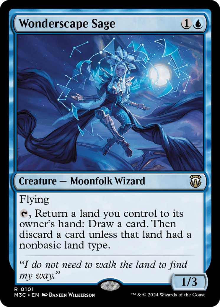 Wonderscape Sage (M3C-101)  - Modern Horizons 3 Commander