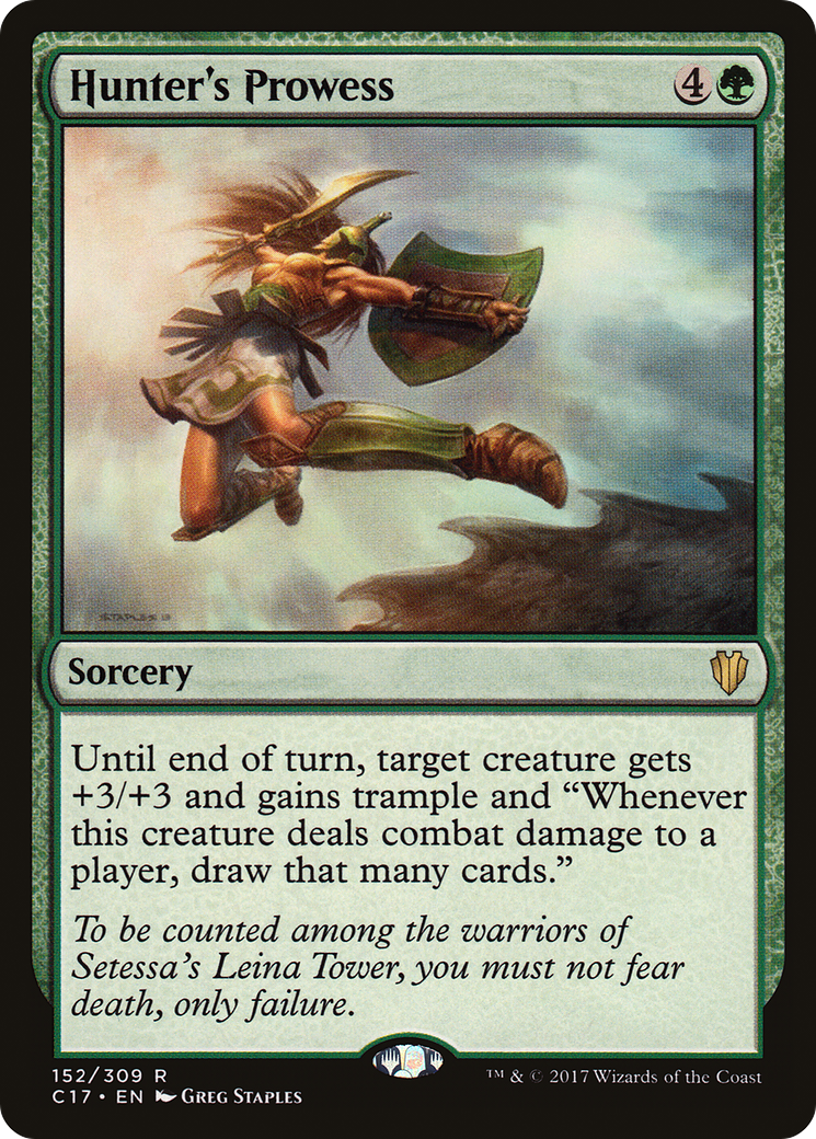 Hunter's Prowess (C17-152)  - Commander 2017