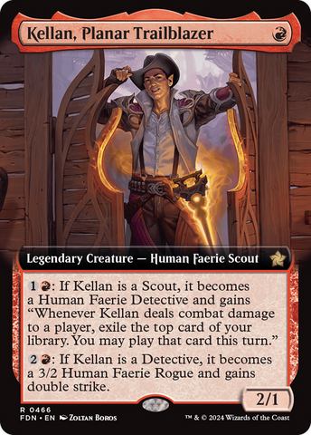 Kellan, Planar Trailblazer (FDN-466)  - Foundations: (Extended Art)