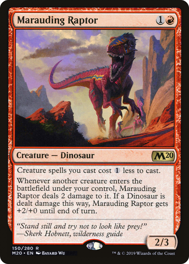 Marauding Raptor (M20-150)  Foil - Core Set 2020