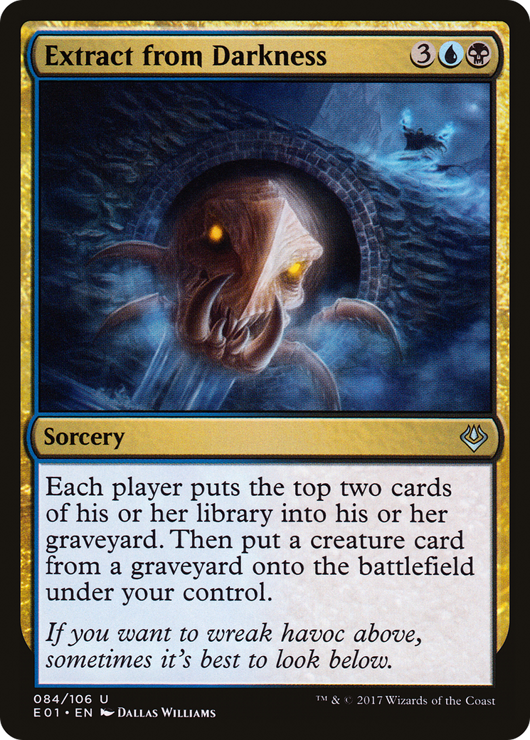 Extract from Darkness (AC2-084)  - Archenemy: Nicol Bolas