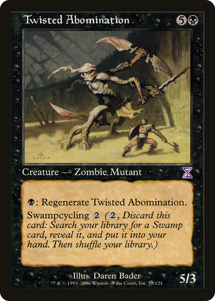 Twisted Abomination (TSB-050)  Foil - Time Spiral Timeshifted