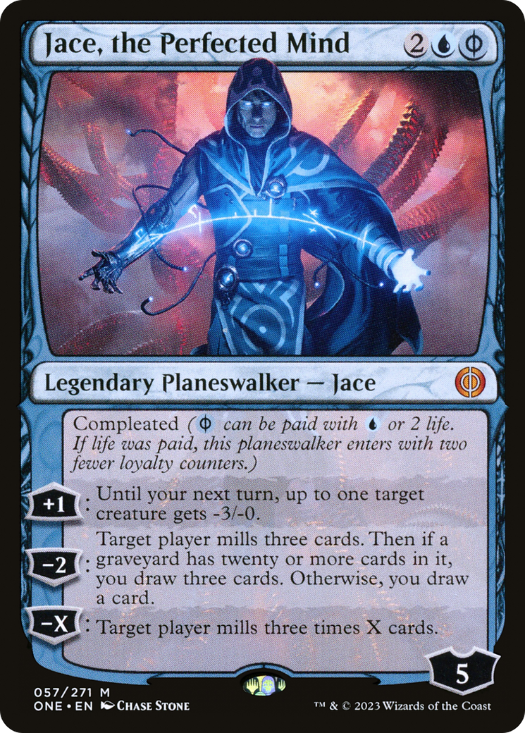Jace, the Perfected Mind (ONE-057)  - Phyrexia: All Will Be One