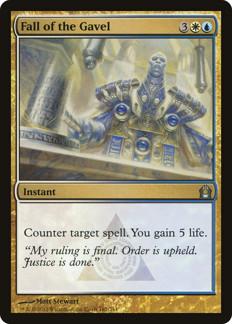 Fall of the Gavel (RTR-161)  Foil - Return to Ravnica