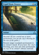 Expel from Orazca (RIX-037)  Foil - Rivals of Ixalan