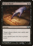Sign in Blood (M13-110) - Magic 2013 Foil