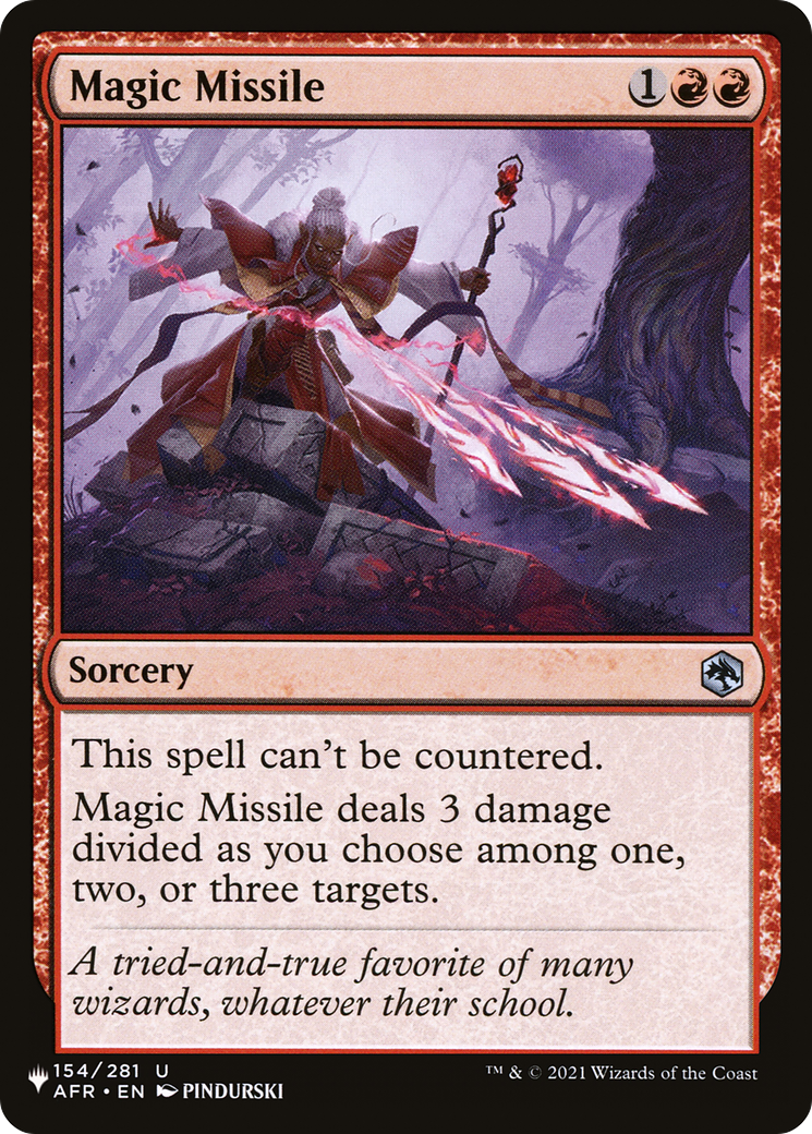 Magic Missile (LIST-AFR-154)  - The List