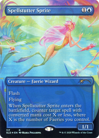 Spellstutter Sprite (SLD-117)  Foil - Secret Lair Drop (Borderless)