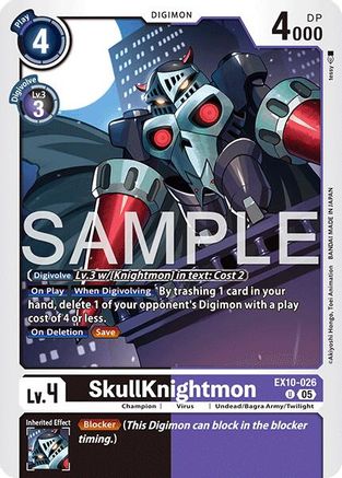SkullKnightmon (EX10-026) - Sinister Order