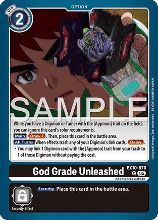God Grade Unleashed [EX10-070] [Sinister Order]