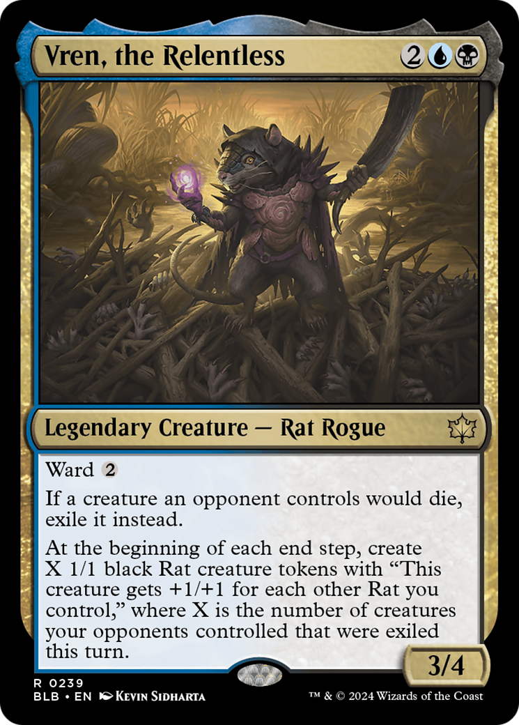 Vren, the Relentless (BLB-239)  Foil - Bloomburrow