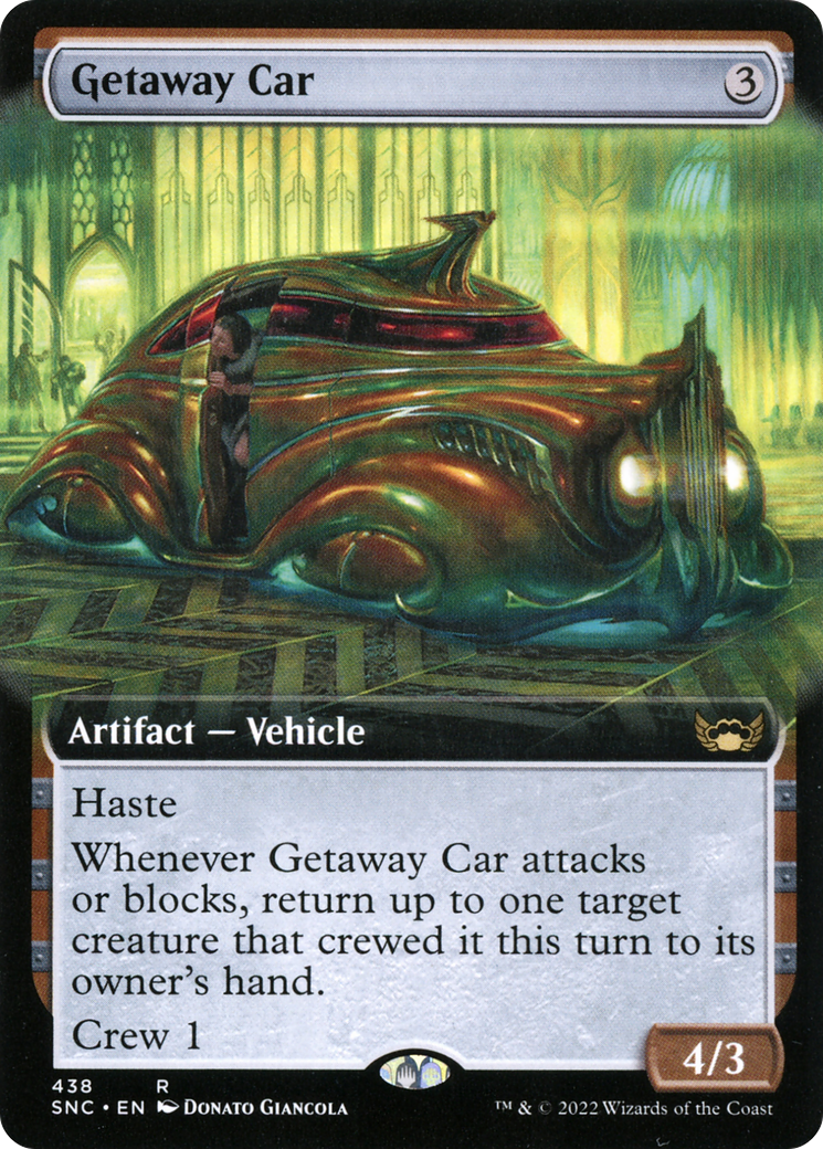 Getaway Car (Extended Art) (SNC-438)  - Streets of New Capenna: (Extended Art)