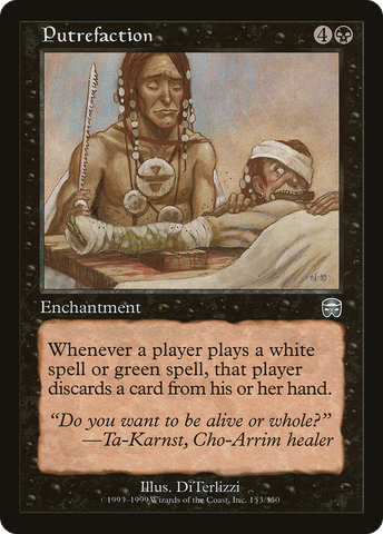 Putrefaction (MMQ-153)  Foil - Mercadian Masques